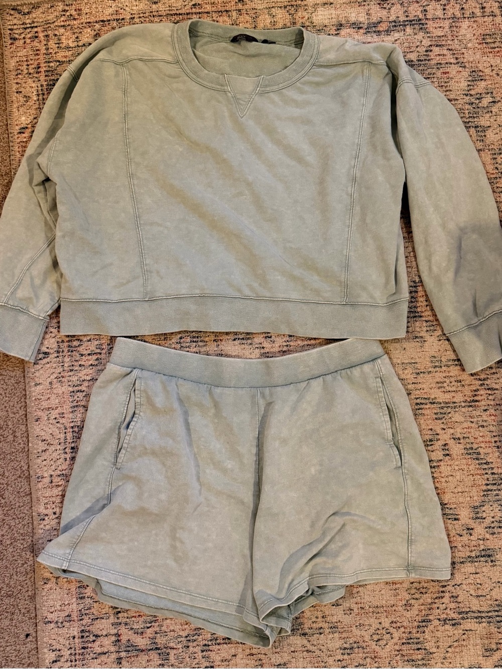 Danskin Sage Green Lounge Sweat Top